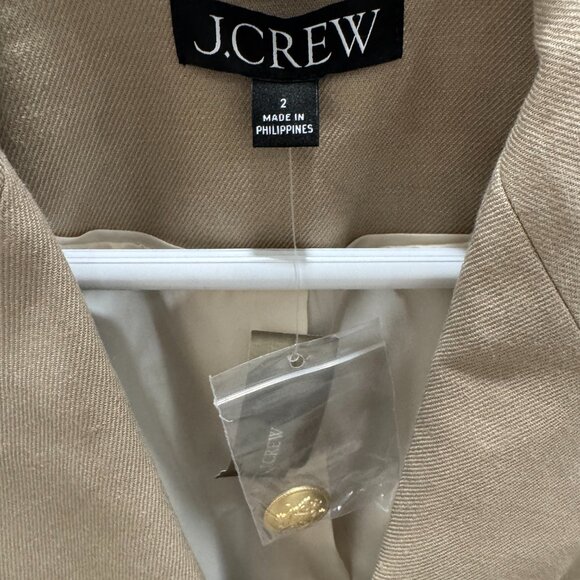 New With Tags J Crew Stretch Helena Blazer Size 2 - Picture 6 of 6